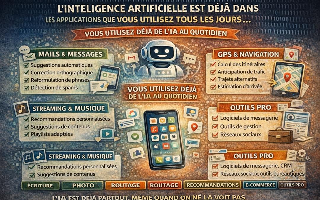 L’intelligence artificielle est déjà dans les applications que vous utilisez tous les jours… sans même le savoir