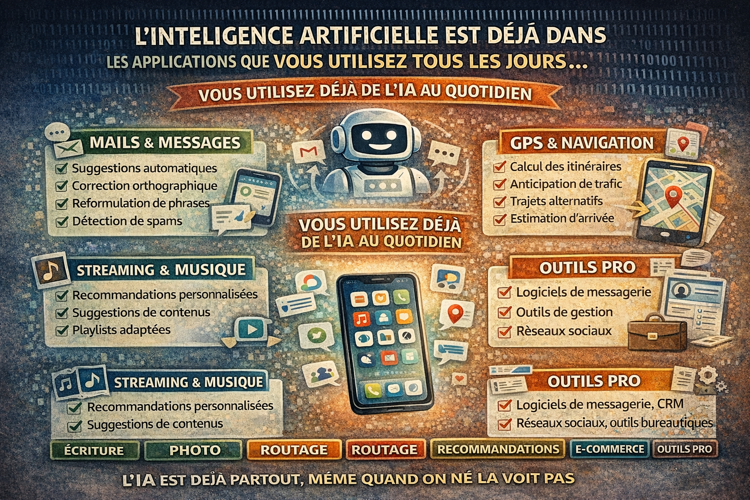 L’intelligence artificielle est déjà dans les applications que vous utilisez tous les jours… sans même le savoir